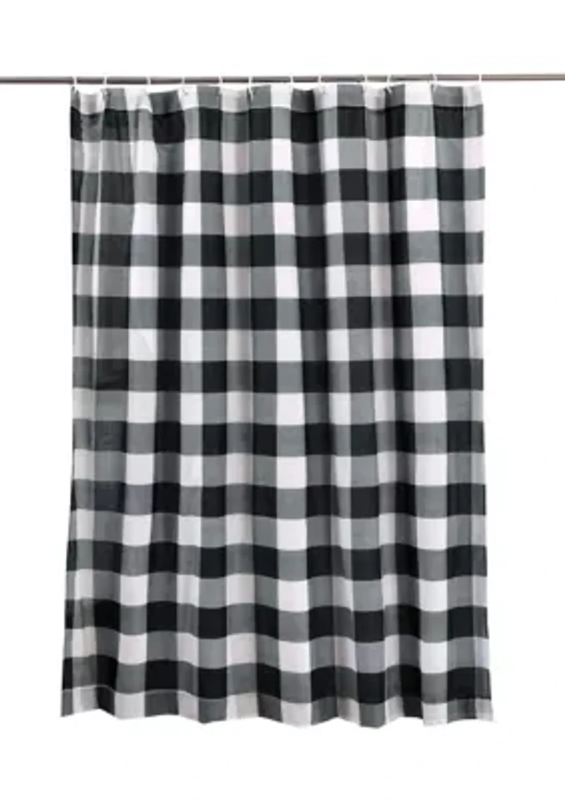 Camden Black Shower Curtain