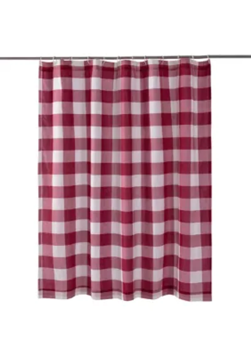 Camden Red Shower Curtain