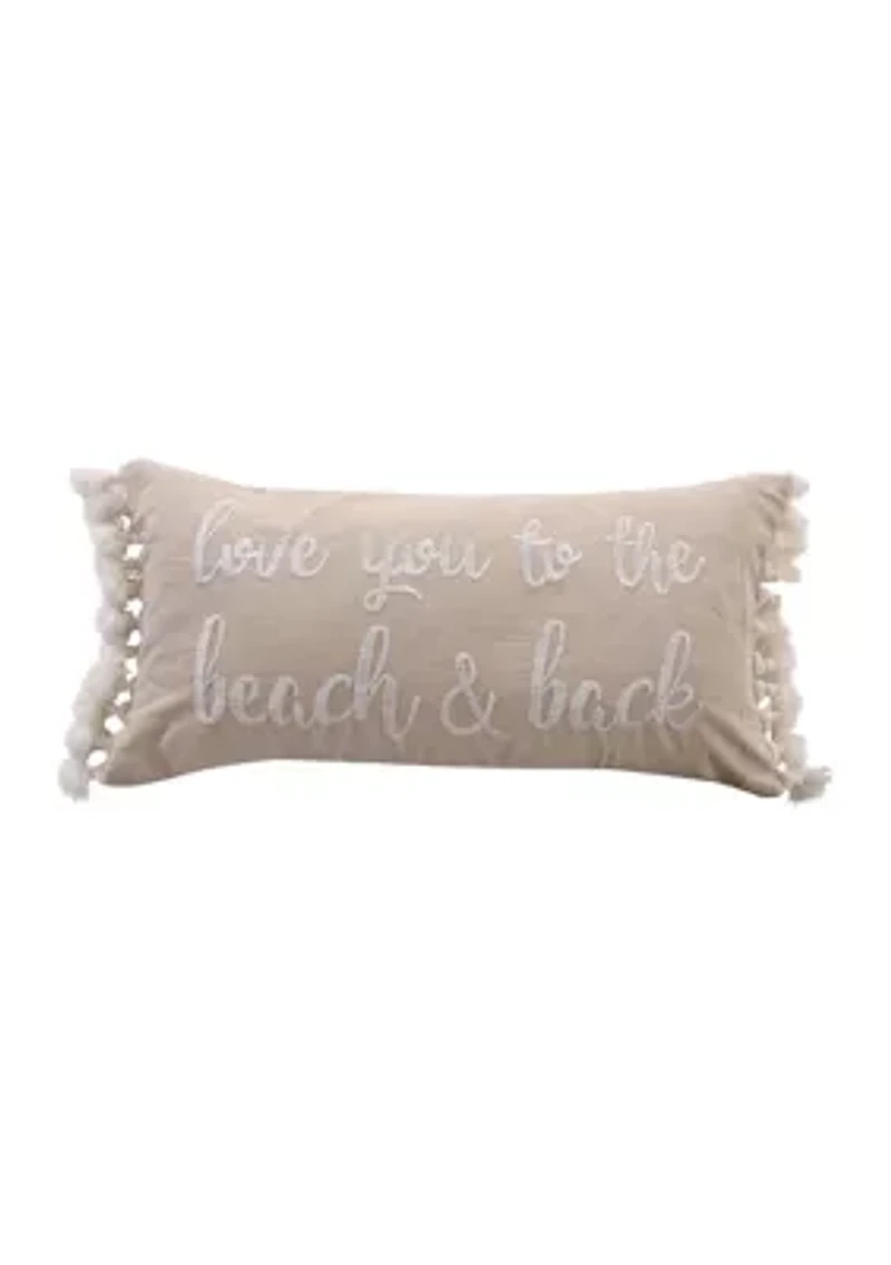 Palmira Beach and Back Pillow