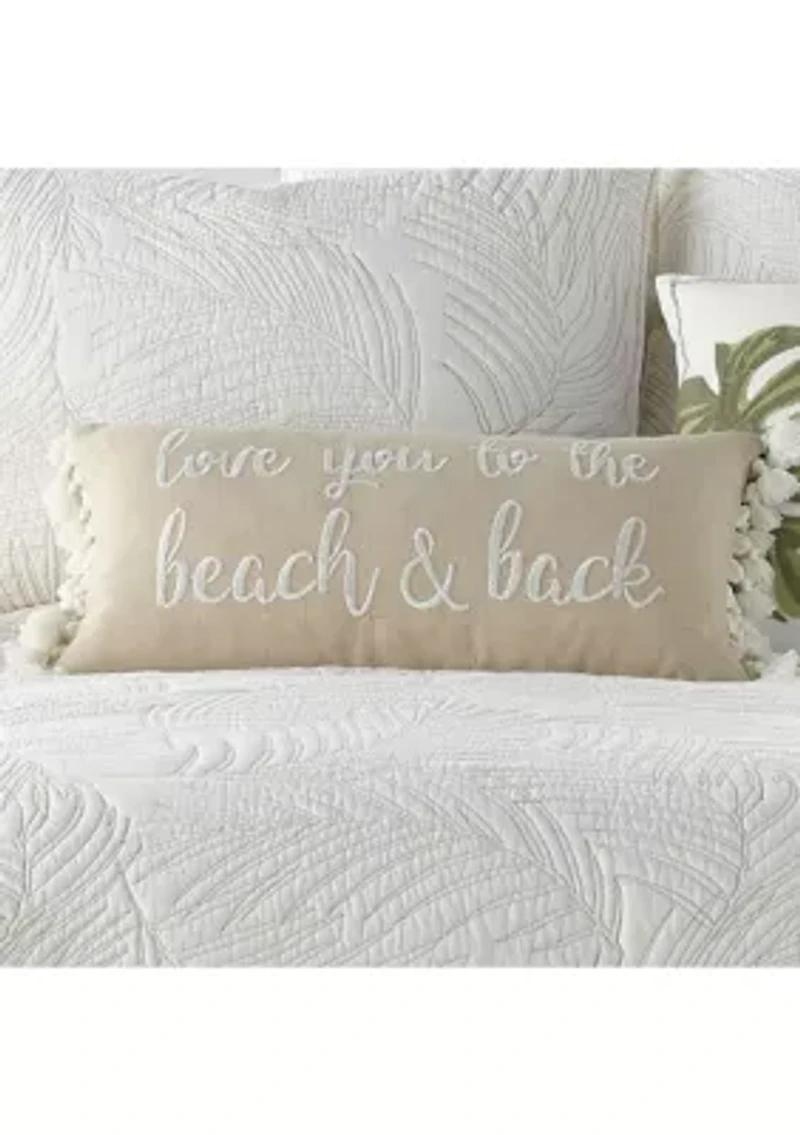 Palmira Beach and Back Pillow