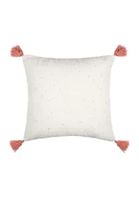 Loretta Textured Tassel Pillow