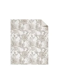 Bennett Taupe Quilted Throw