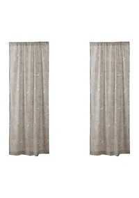  Lyon Teal Drape Panel - Set of 2
