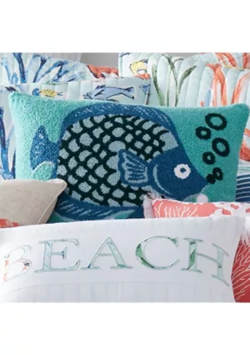 Sancti Petri Fish Pillow