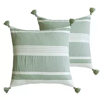 Cloud Waffle Euro Sham set of 2