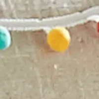 Let it Snow Sparkle Xmas Pom Pillow