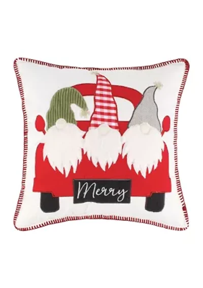 Road Trip Gnomes Pillow