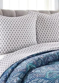 Bellamy Teal Euro Sham 2 Pack