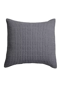 Mills Waffle Square Pillow