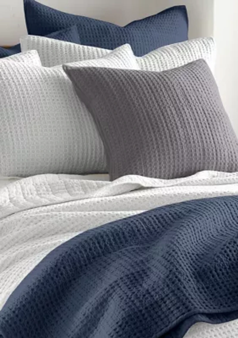 Mills Waffle Square Pillow