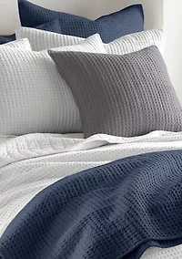Mills Waffle Square Pillow