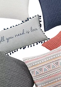 Mills Waffle Square Pillow