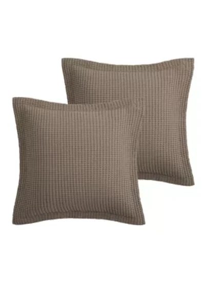 Mills Waffle Latte Euro Sham 2pk