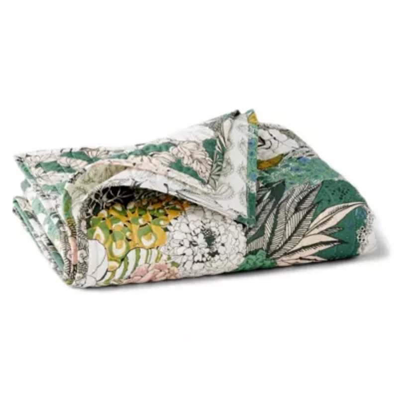 Bettina Floral Quilted Throw