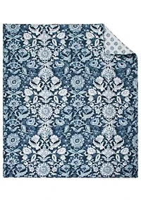 Laure Indigo Quilted Throw