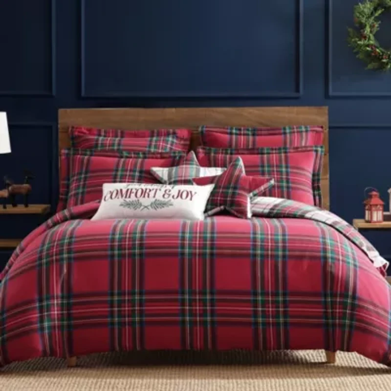 Spencer Plaid Star Pillow