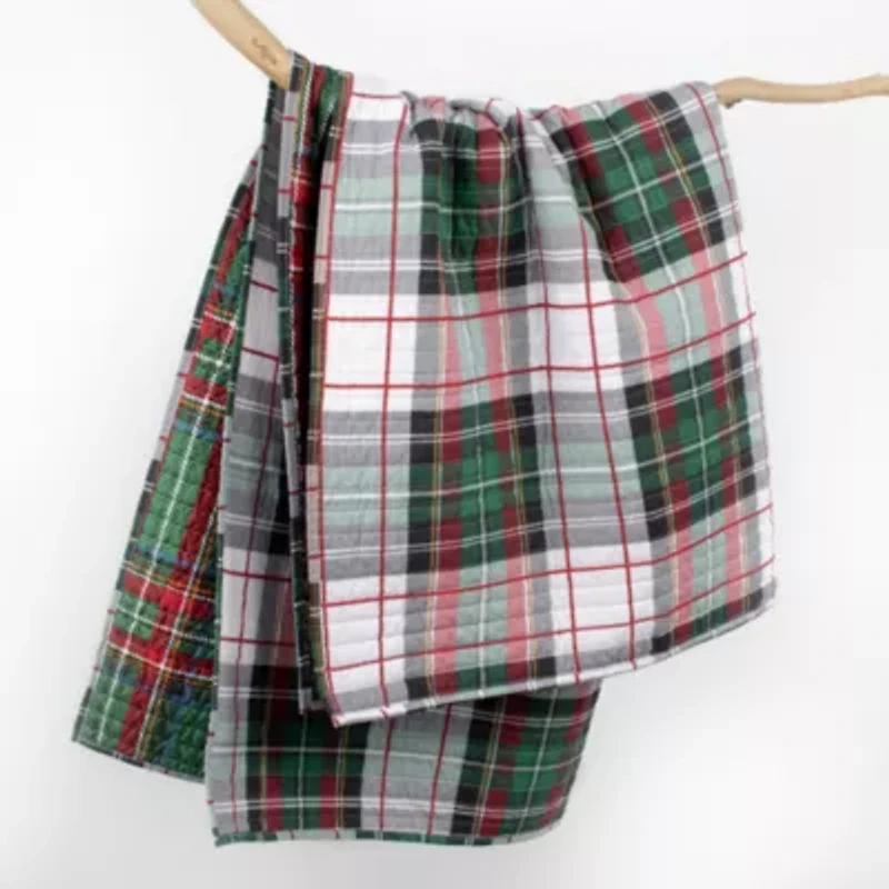 Spencer Plaid Quilted Throw