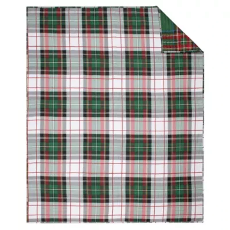Spencer Plaid Quilted Throw