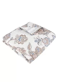 Selesta Blue Quilted Throw