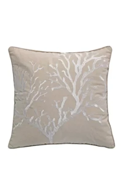 Bahamas Coral Taupe Pillow