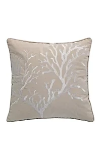 Bahamas Coral Taupe Pillow