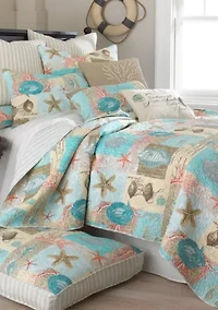 Bahamas Coral Taupe Pillow