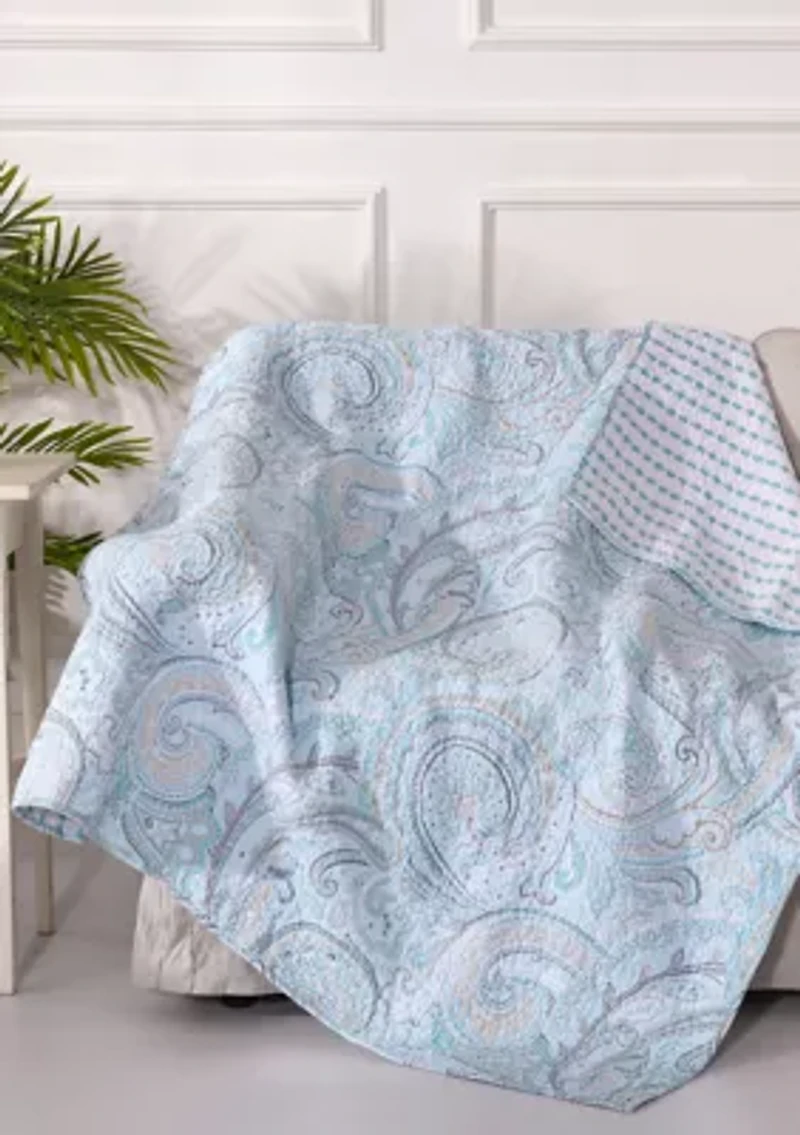 Spruce Spa Quilted Throw