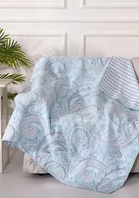 Spruce Spa Quilted Throw