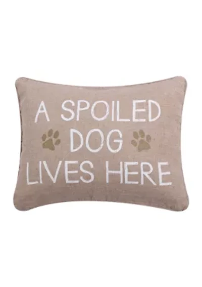 Spoiled Dog Pillow