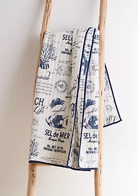  Beach Life Quilted Throw
