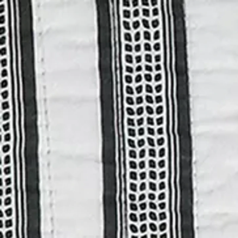 Tanzie Black Euro Sham Set of 2