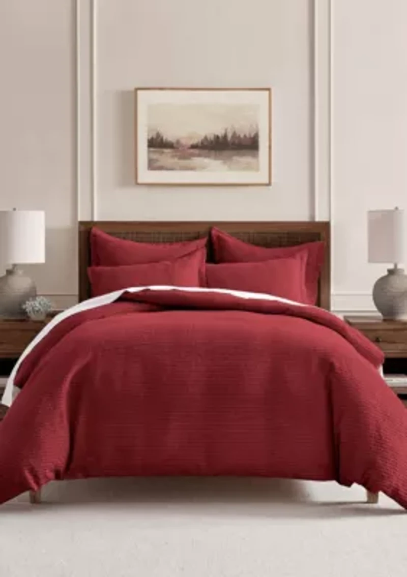 Cloud Waffle Duvet Set