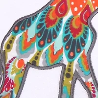 Mirage Appliquéd Giraffes Pillow