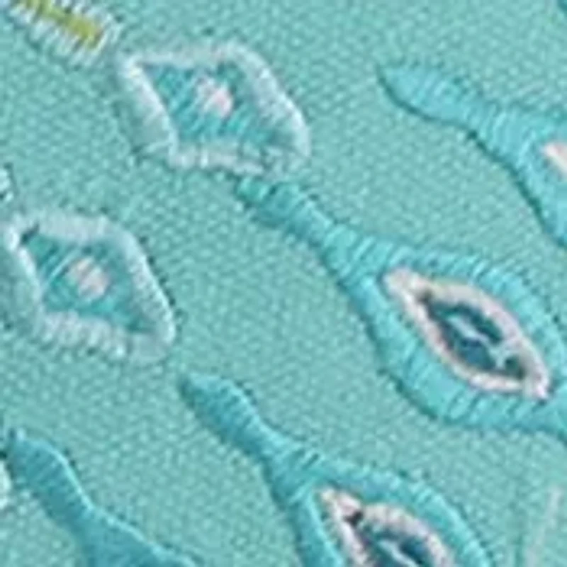 Mirage Teal Round Pillow