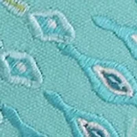 Mirage Teal Round Pillow