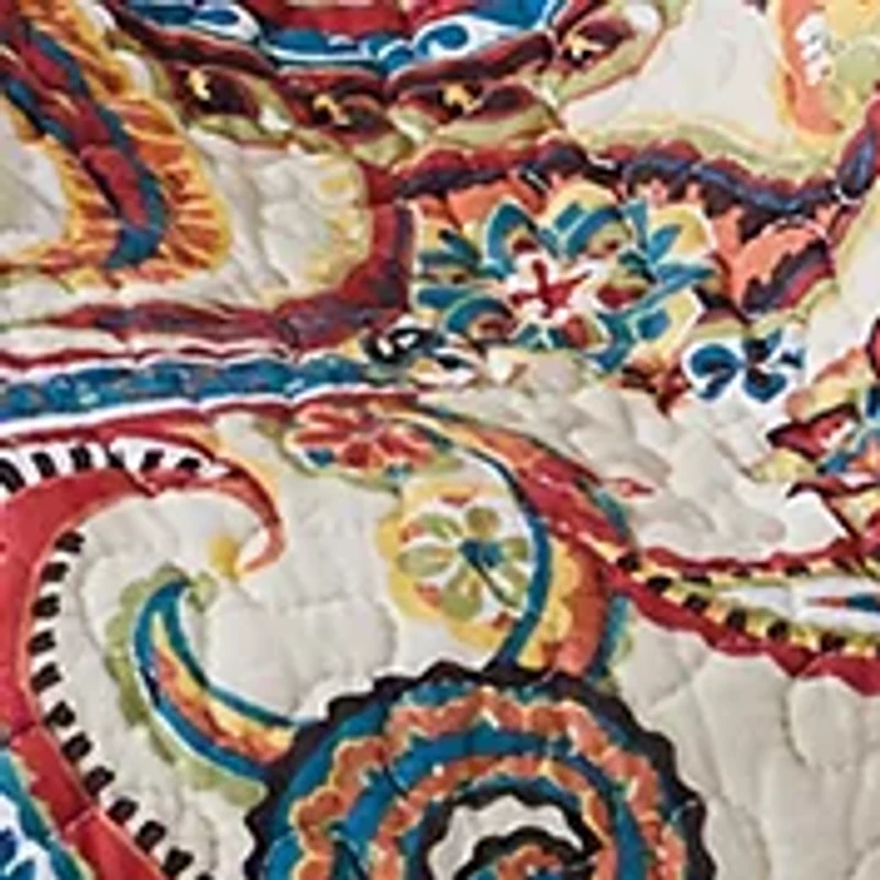 Alyssa Paisley Quilted Throw