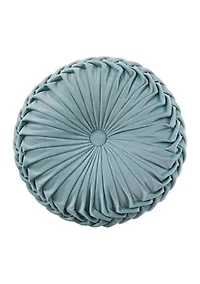 Briar Teal Round Pillow