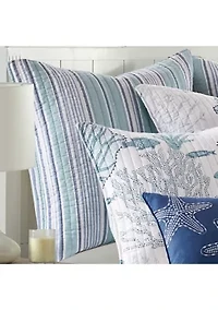 Lacey Sea Euro Sham - Set of 2