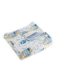 Tropical Sea Quilted Throw