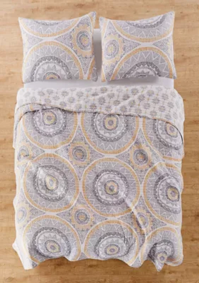 Riella Garden Full/Queen Quilt Set