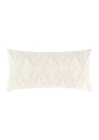 Lorrance Diamond Embroidered Pillow