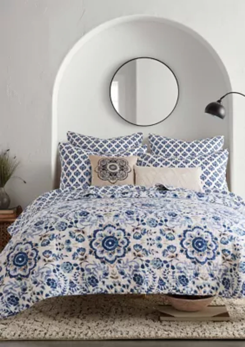 Lorrance Diamond Embroidered Pillow