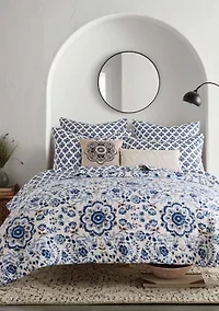 Lorrance Diamond Embroidered Pillow