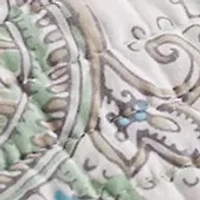 Assisi Mint Quilted Throw