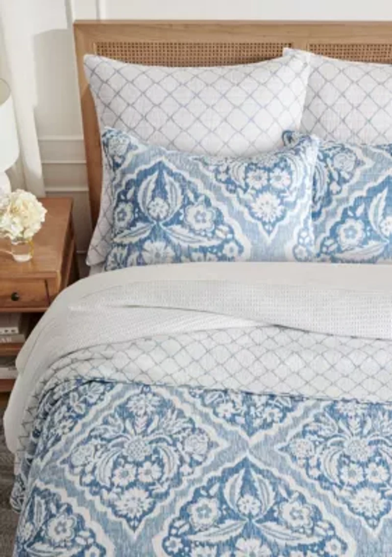 Becker Blue Euro Sham Set of 2