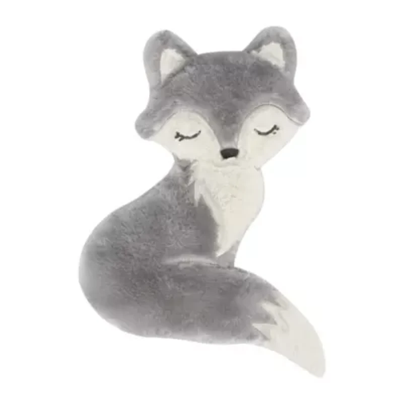 Fancy Forest Fox Shaped Pillow
