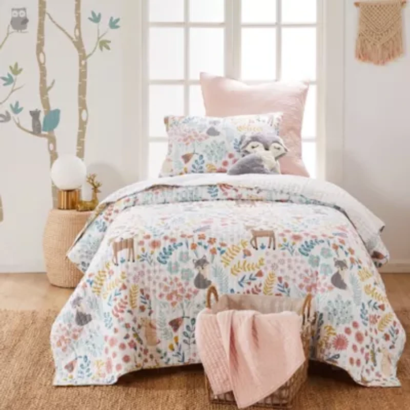 Fancy Forest Fox Shaped Pillow
