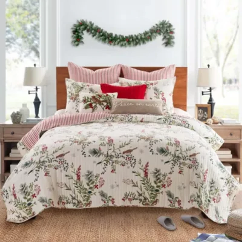 Winterberry Forest Peace on Earth Pillow