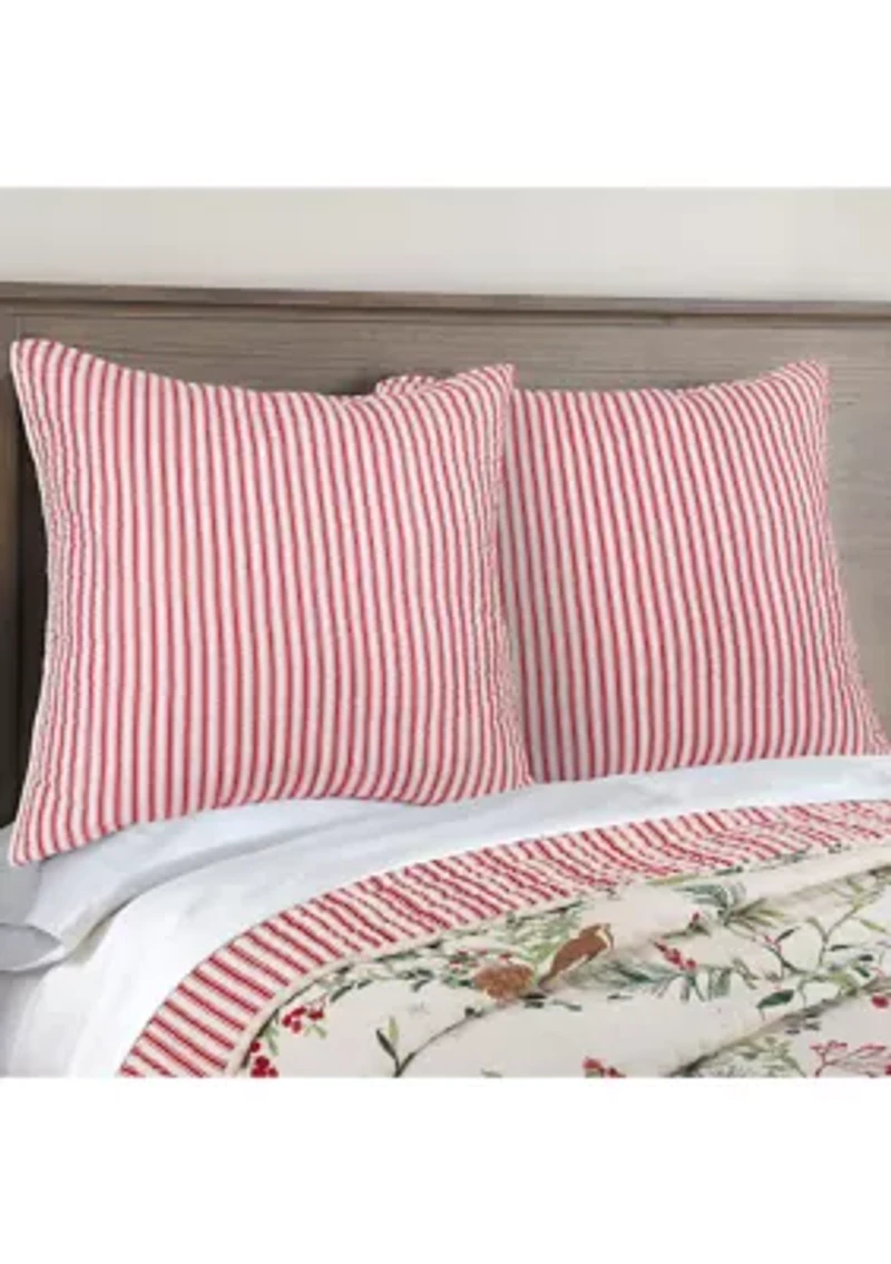 Winterberry Forest Euro Sham Set of 2