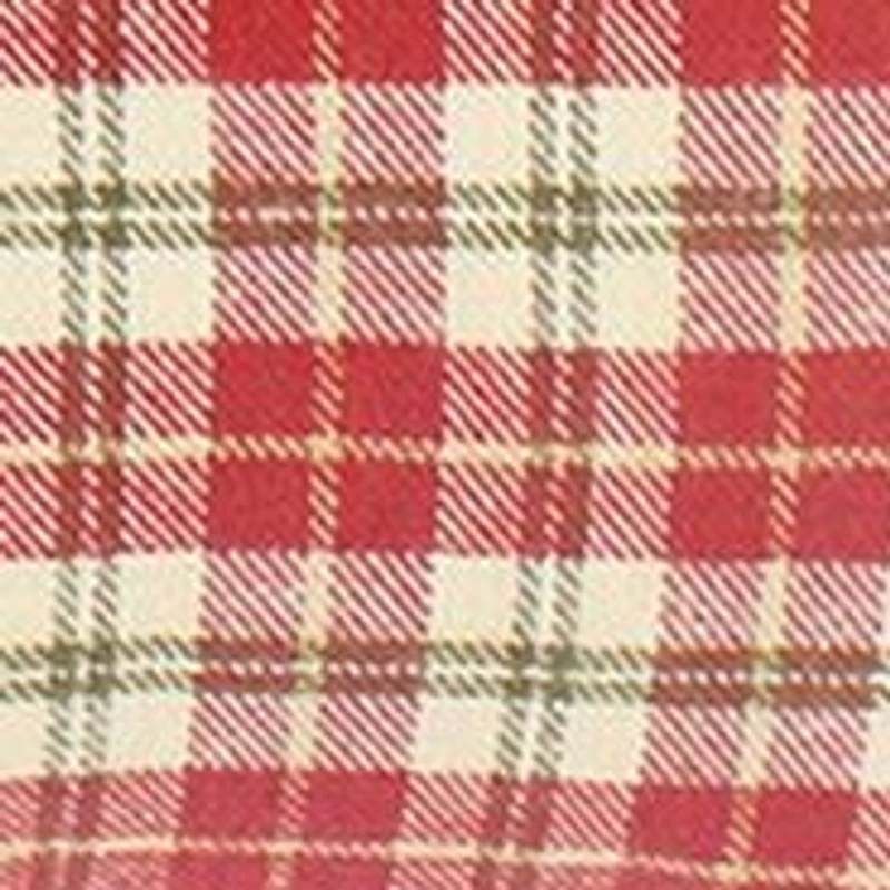 Home for Christmas Joy Plaid Pillow 14x18